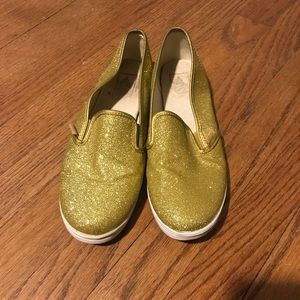 Glitter gold Vans